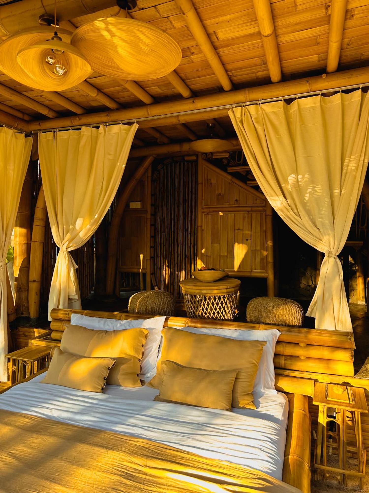 Вилла Wahem Eco Bamboo - Magical Bamboo House Убуд Экстерьер фото