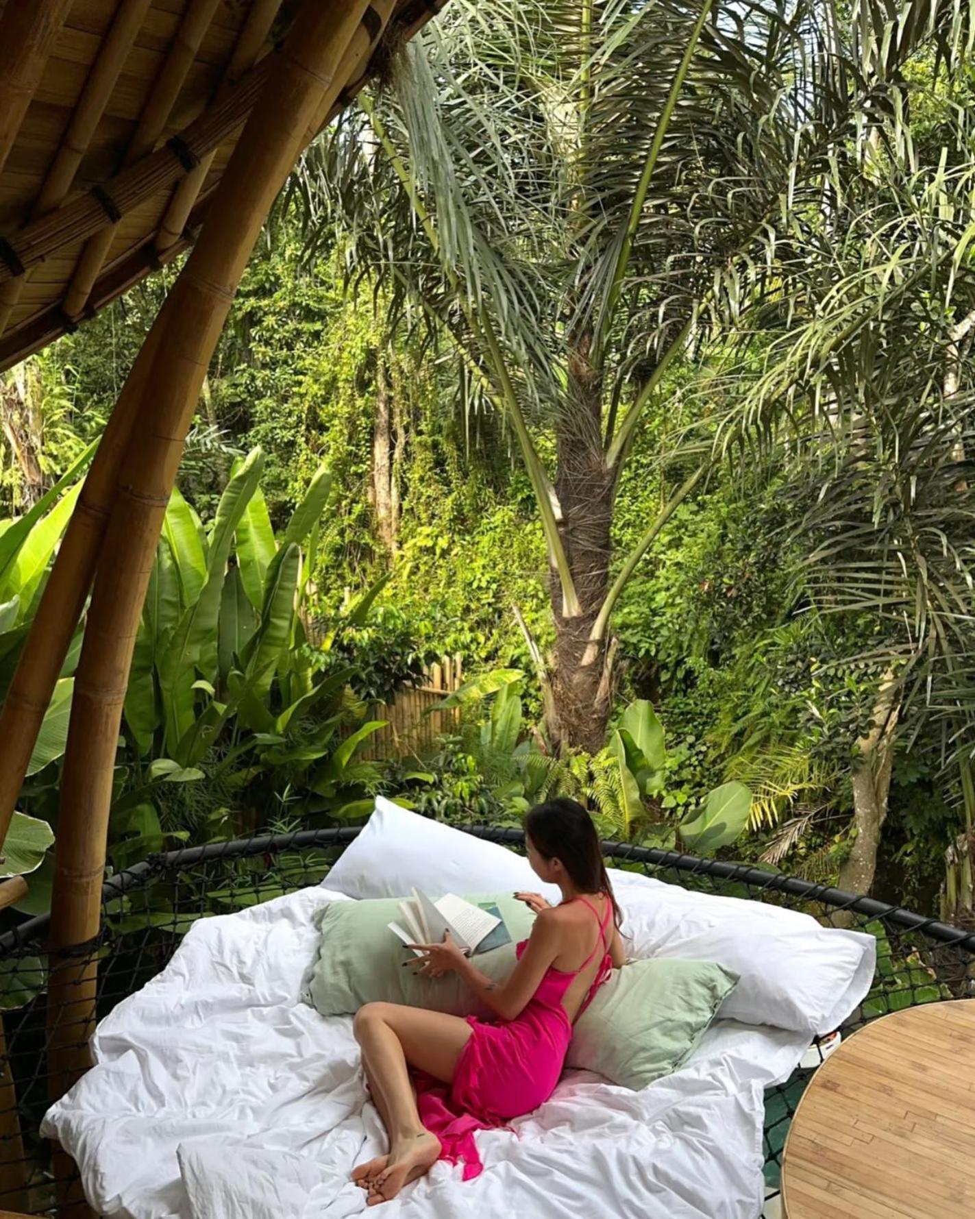 Вилла Wahem Eco Bamboo - Magical Bamboo House Убуд Экстерьер фото